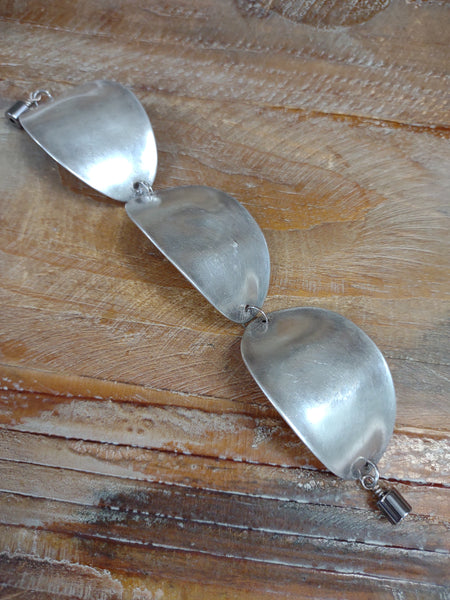 The Wait There Silver Spoons Bracelet