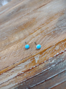 The Tiny Turquoise Stud Earrings