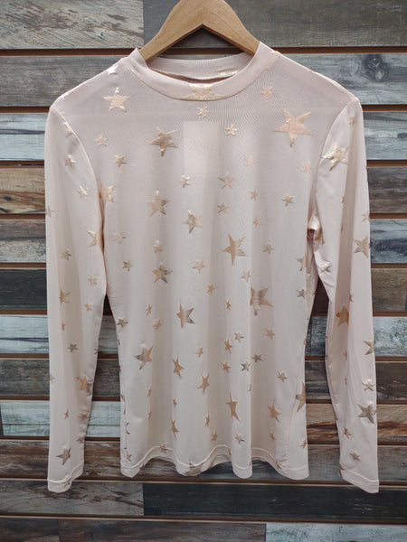 The Stars Mesh Top