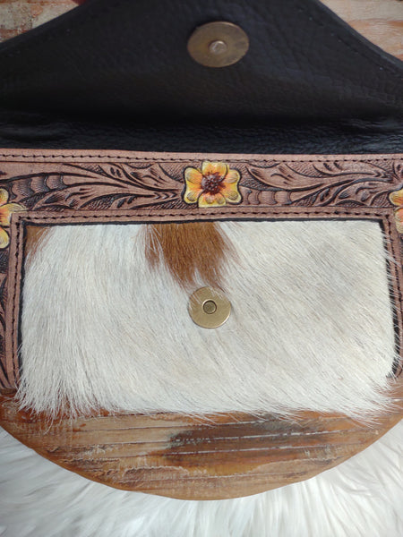 The Flower and Hide Wallet