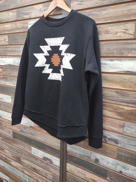 The Bold Days Aztec Black Sweatshirt