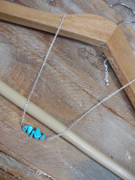 The Turquoise Bar Necklace