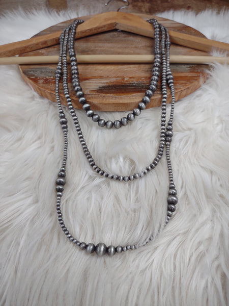 The Way There Silver Navajo Necklace