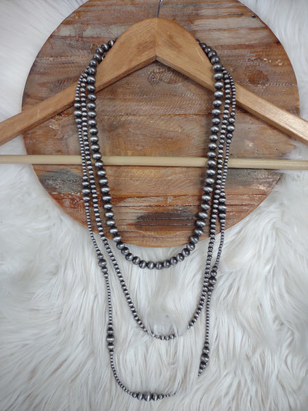 The Way There Silver Navajo Necklace