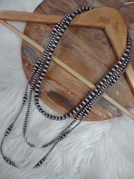 The Way There Silver Navajo Necklace