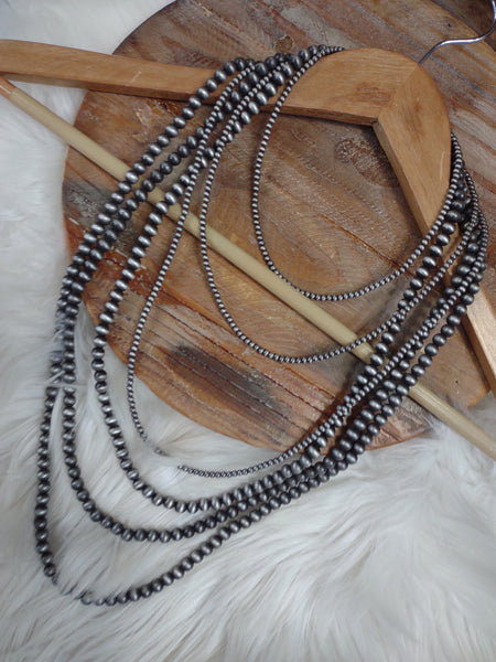 The Best Time Silver Navajo Pearl Necklace