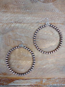 The Long Way Around Copper Navajo Earrings