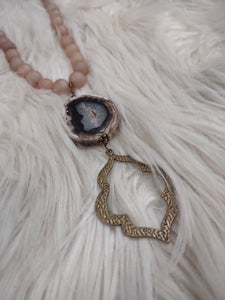 The See It All Muted Pink Necklace
