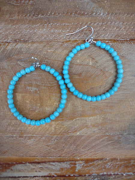 The Way Around Turquoise Earrings