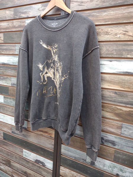 The Giddy Up Mineral Black Sweatshirt