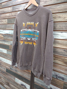 The Aztec Mineral Brown Sweatshirt