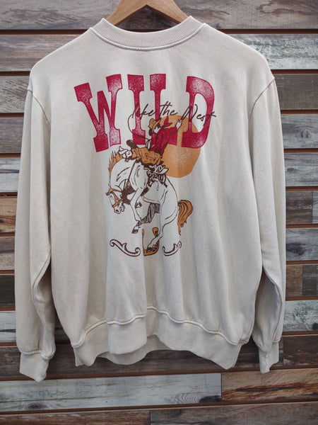 The Wild Like The West Mineral Oatmeal Sweatshirt