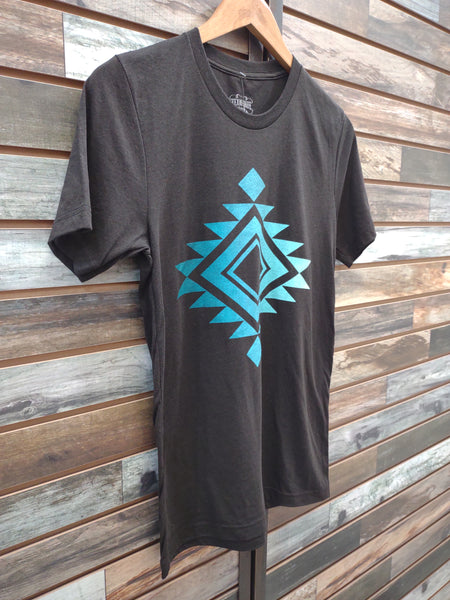 The Turquoise Aztec Espresso Tee