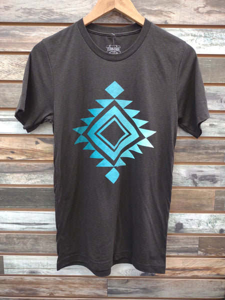 The Turquoise Aztec Espresso Tee