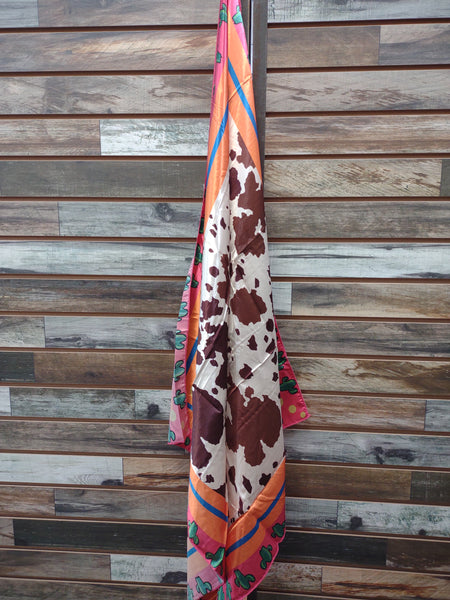 The Cowhide Cactus Wild Rag