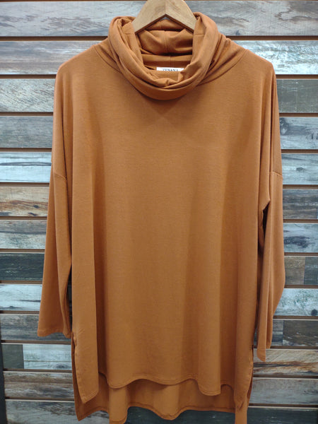 The Strong End Almond Long Sleeve Top