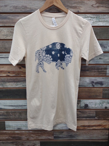 The Paisley Buffalo Cream Tee