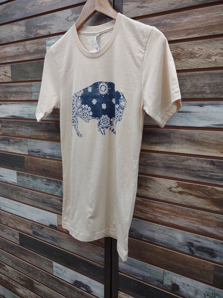The Paisley Buffalo Cream Tee