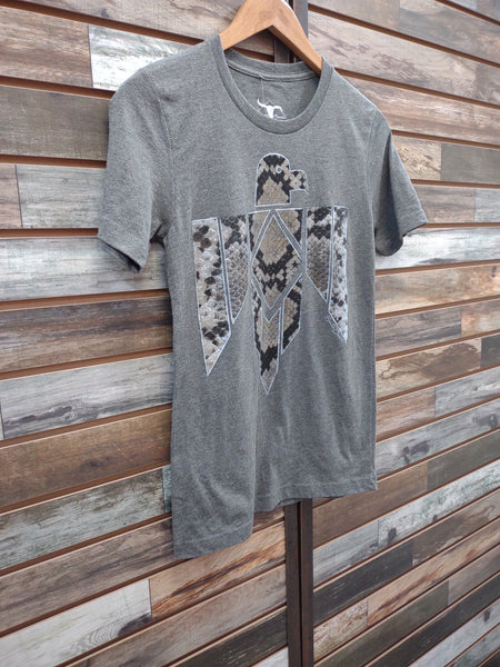 The Snakeskin Eagle Grey Tee