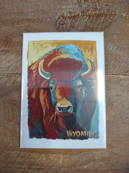 The Wyoming Buffalo Magnet