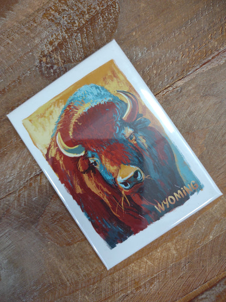 The Wyoming Buffalo Magnet