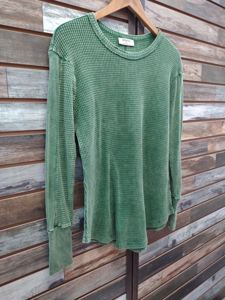 The We Will Dark Green Long Sleeve Top