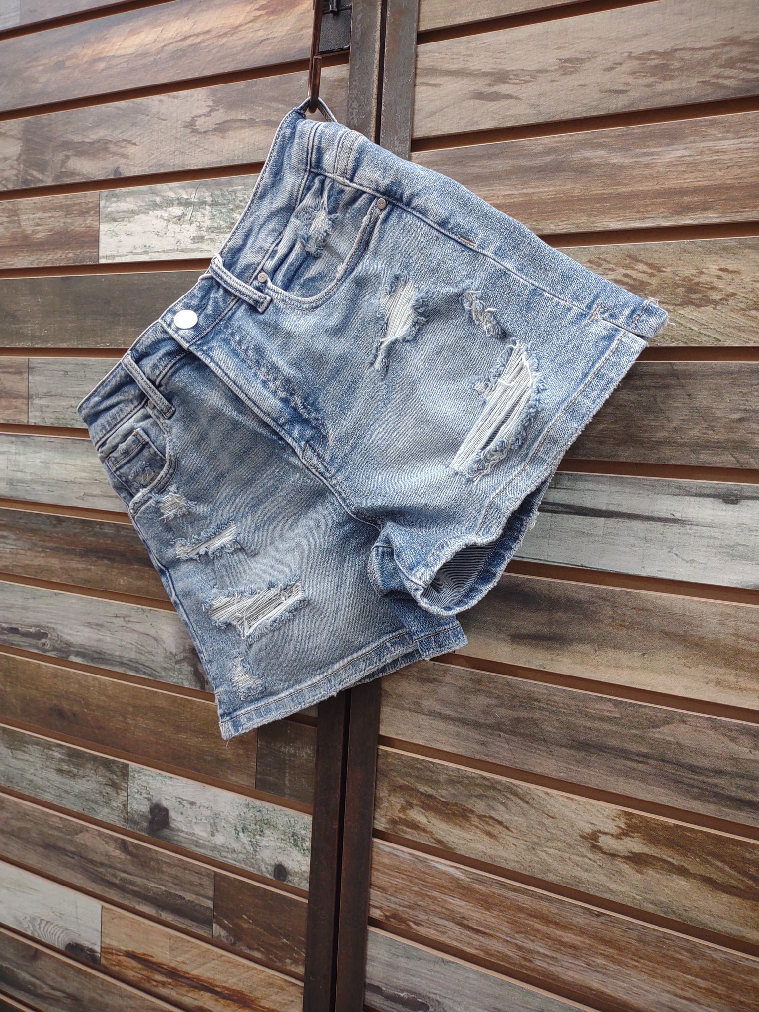 The Joy High Rise Light Jean Short