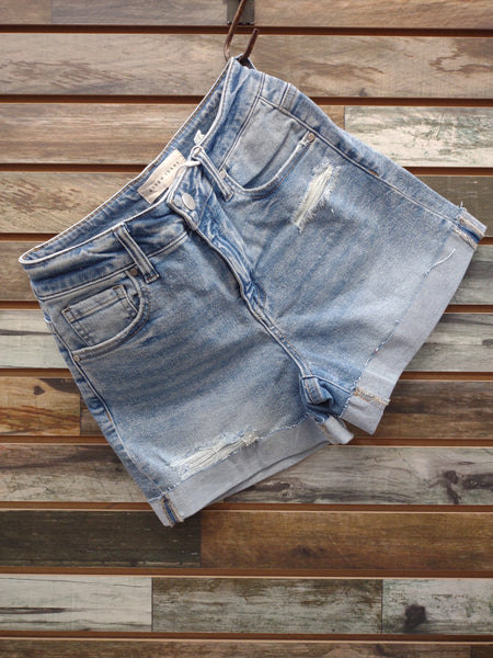 The Morgan High Rise Light Jean Short