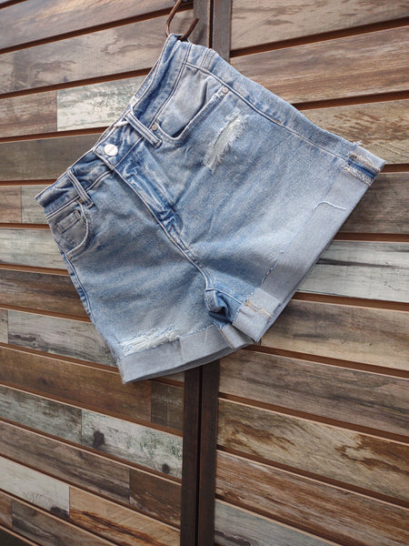 The Morgan High Rise Light Jean Short