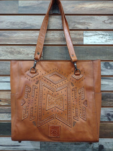 The Way Far Leather Tote Purse Bag