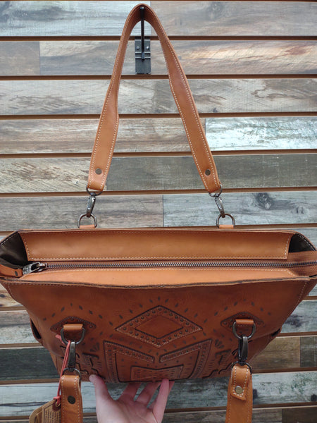 The Way Far Leather Tote Purse Bag