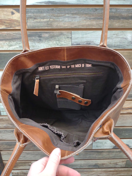 The Bliss Cowhide Tote Purse Bag