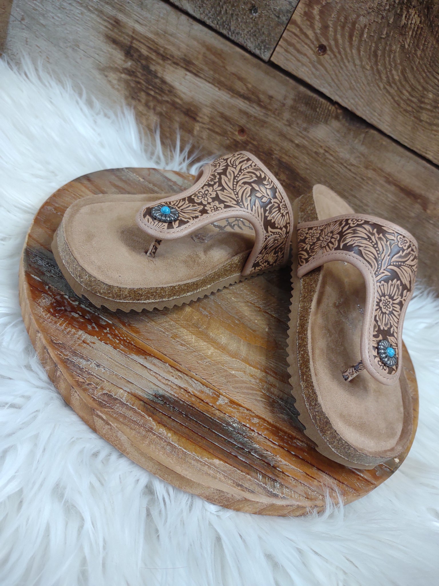 The Day Is Today Tan Sandals