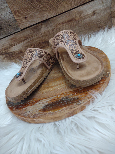 The Day Is Today Tan Sandals