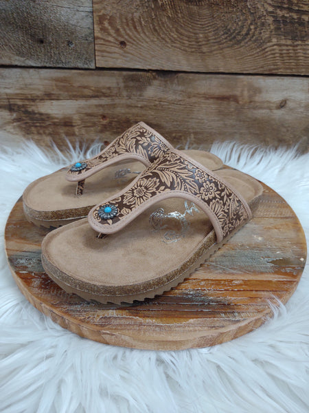 The Day Is Today Tan Sandals