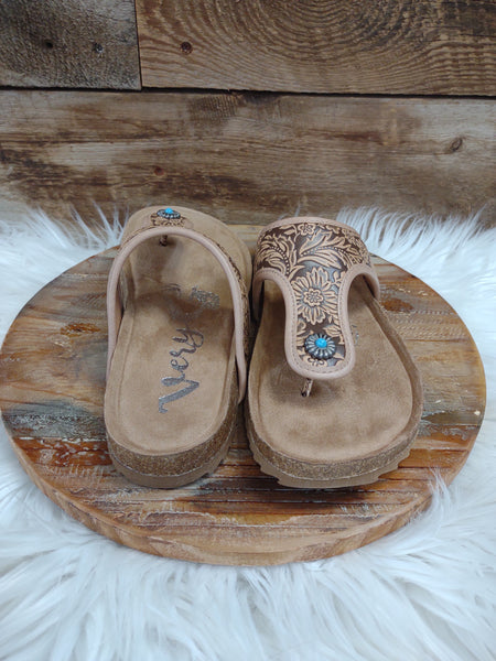 The Day Is Today Tan Sandals