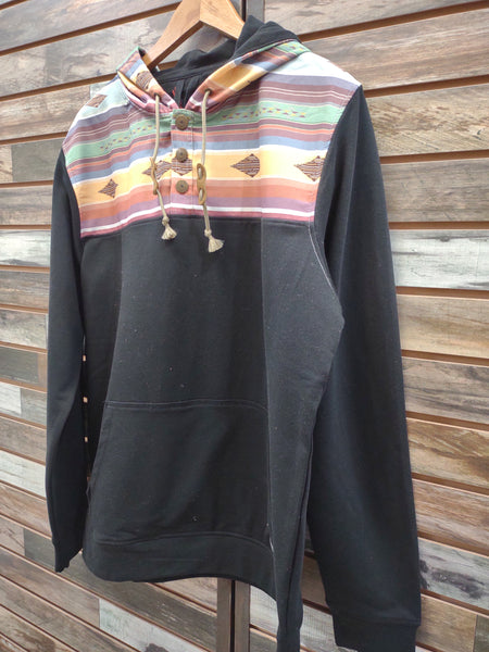 The Aztec Black Hoodie Sweatshirt