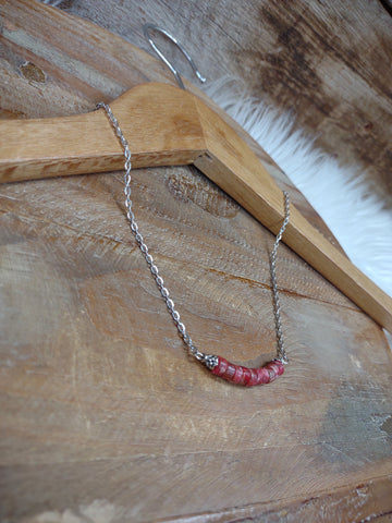 The All Of It Gemstone Red Necklace