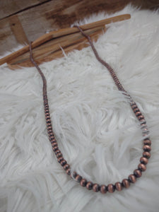 The Spin One Navajo Pearl Copper Necklace