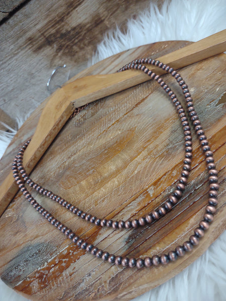 The Spin One Navajo Pearl Copper Necklace