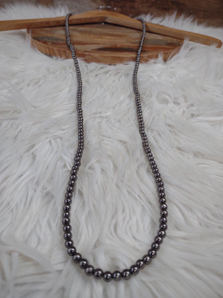 The Spin One Navajo Pearl Polished Necklace