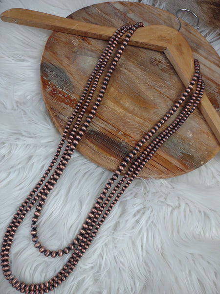 The Stop There Navajo Pearl Copper Necklace