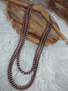 The Stop There Navajo Pearl Copper Necklace