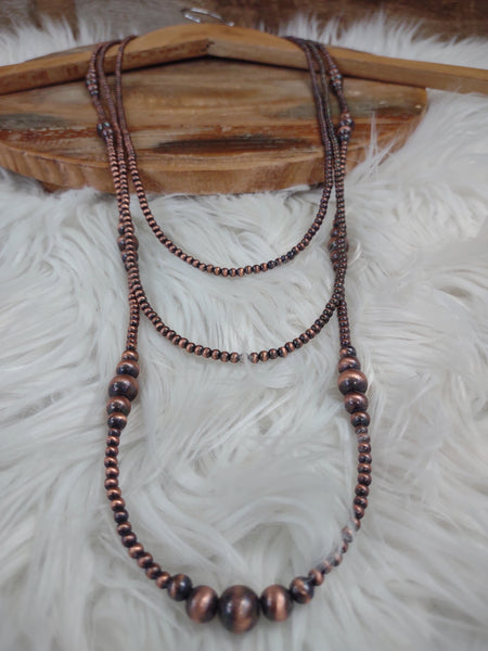 This Can Happen Navajo Pearl Copper Necklace