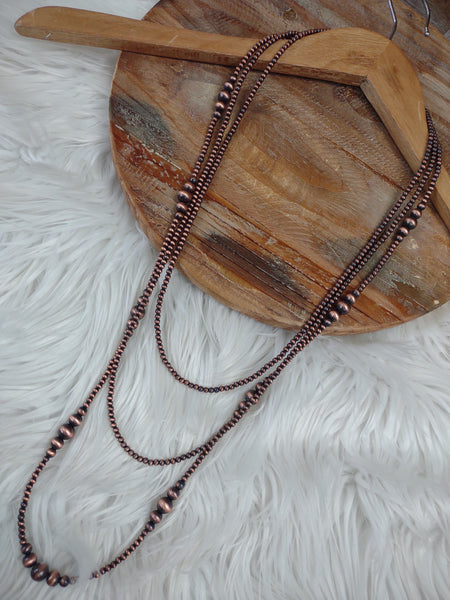 This Can Happen Navajo Pearl Copper Necklace