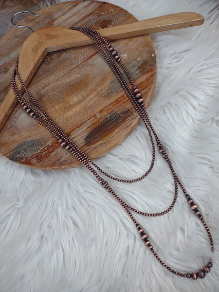 This Can Happen Navajo Pearl Copper Necklace