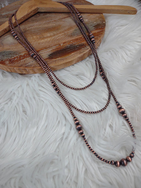 This Can Happen Navajo Pearl Copper Necklace