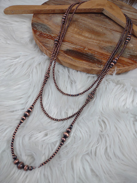 This Can Happen Navajo Pearl Copper Necklace