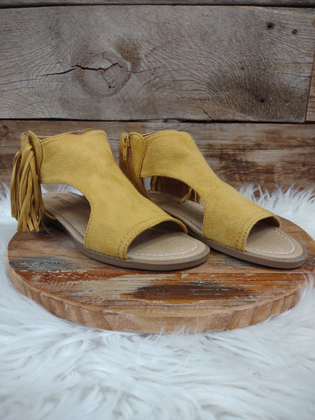 The Strong Way Mustard Sandals
