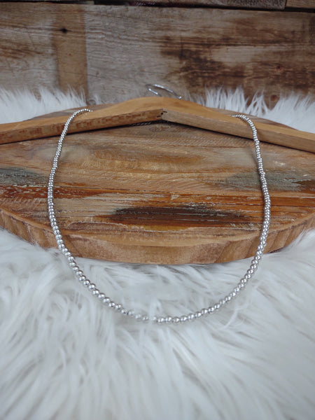 The Way Around Silver Necklace